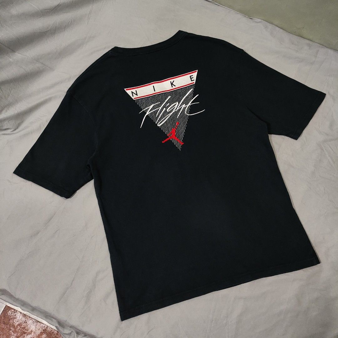 Jordan flight black shirt (Category: Tshirts & Polo Shirts ) located in Rosales. Submitted by c.karl (Listing ID 1468203661, Image 1). Description: - Jordan - embroidered - Black - S - negotiable.