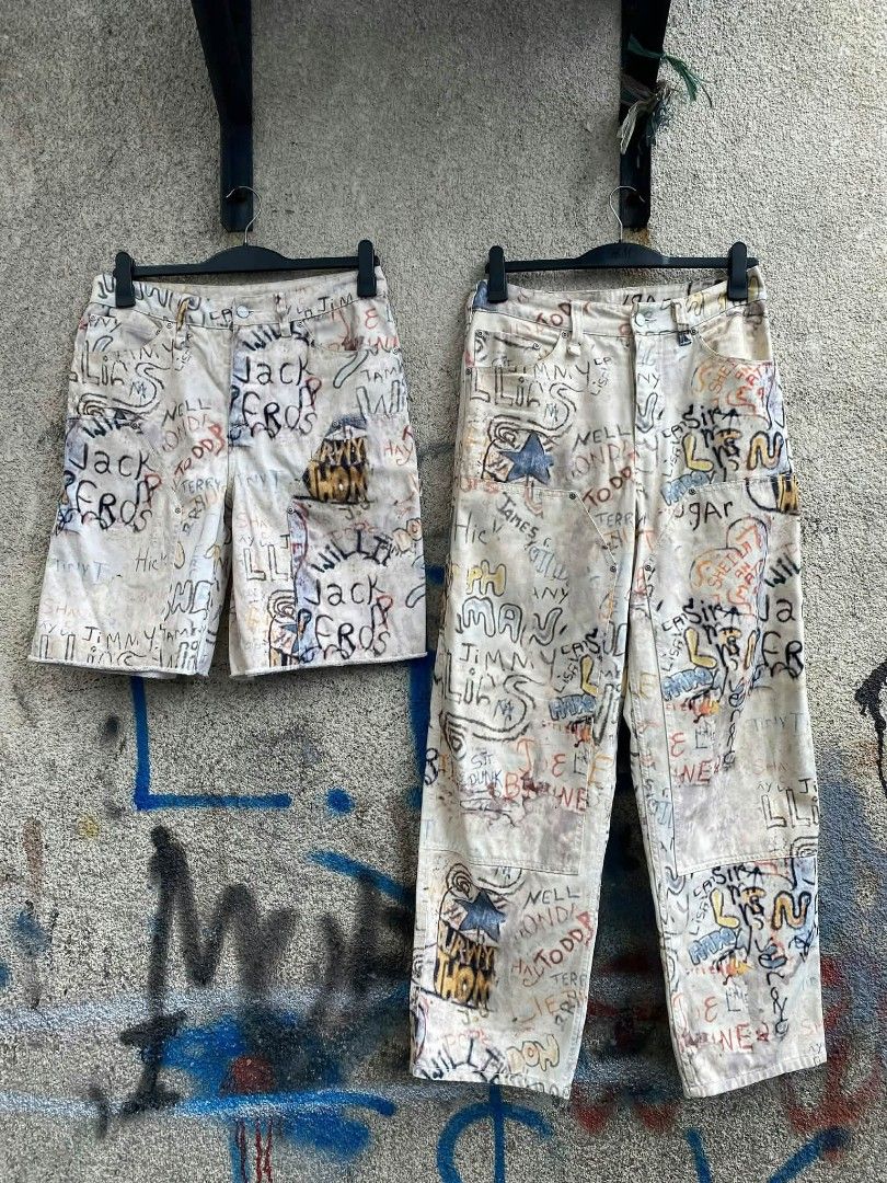 JORDAN GRAFFITI (Category: Activewear) located in Alburquerque. Submitted by nashper (Listing ID 1468243118, Image 2). Description: POLO & T-SHIRT BOTH XL PANTS & SHORT MEDIUM 32-34 WAIST.