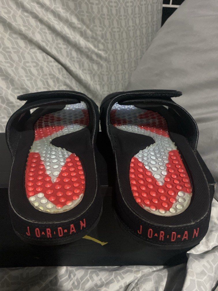 Jordan hydro VI slide (Category: Slippers & Slides) located in Caloocan City. Submitted by walkthrift.manila.co (Listing ID 1468219025, Image 2). Description: 1x use only Authentic Naging bago pa With box.