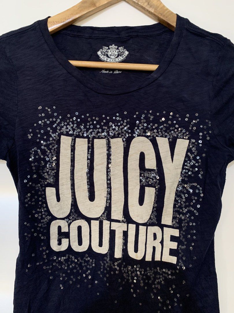 Juicy Couture Shirt (Category: Shirts) located in Bulacan. Submitted by ridersthrift_ph (Listing ID 1468079451, Image 2). Description: Authentic In Great Condition Size Small Gcash Payment Bulacan 📍.