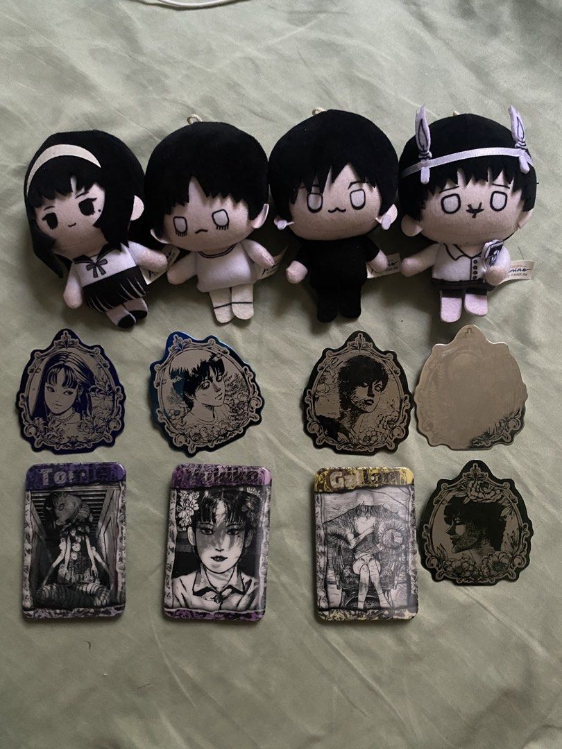 JUNJI ITO COLLECTION SET PLUSH AND PINS (Category: Plushies & Soft Toys) located in Quezon City. Submitted by f4talfemme (Listing ID 1468093704, Image 1). Description: .