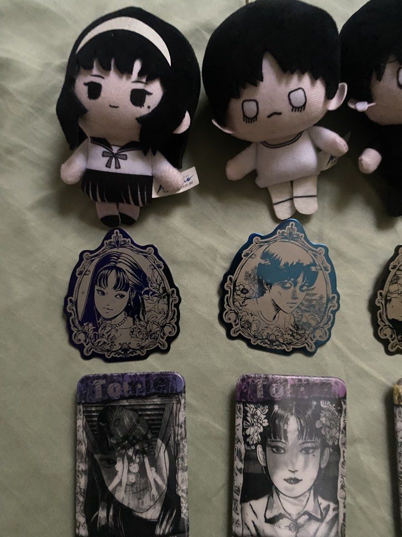 JUNJI ITO COLLECTION SET PLUSH AND PINS (Category: Plushies & Soft Toys) located in Quezon City. Submitted by f4talfemme (Listing ID 1468093704, Image 2). Description: .