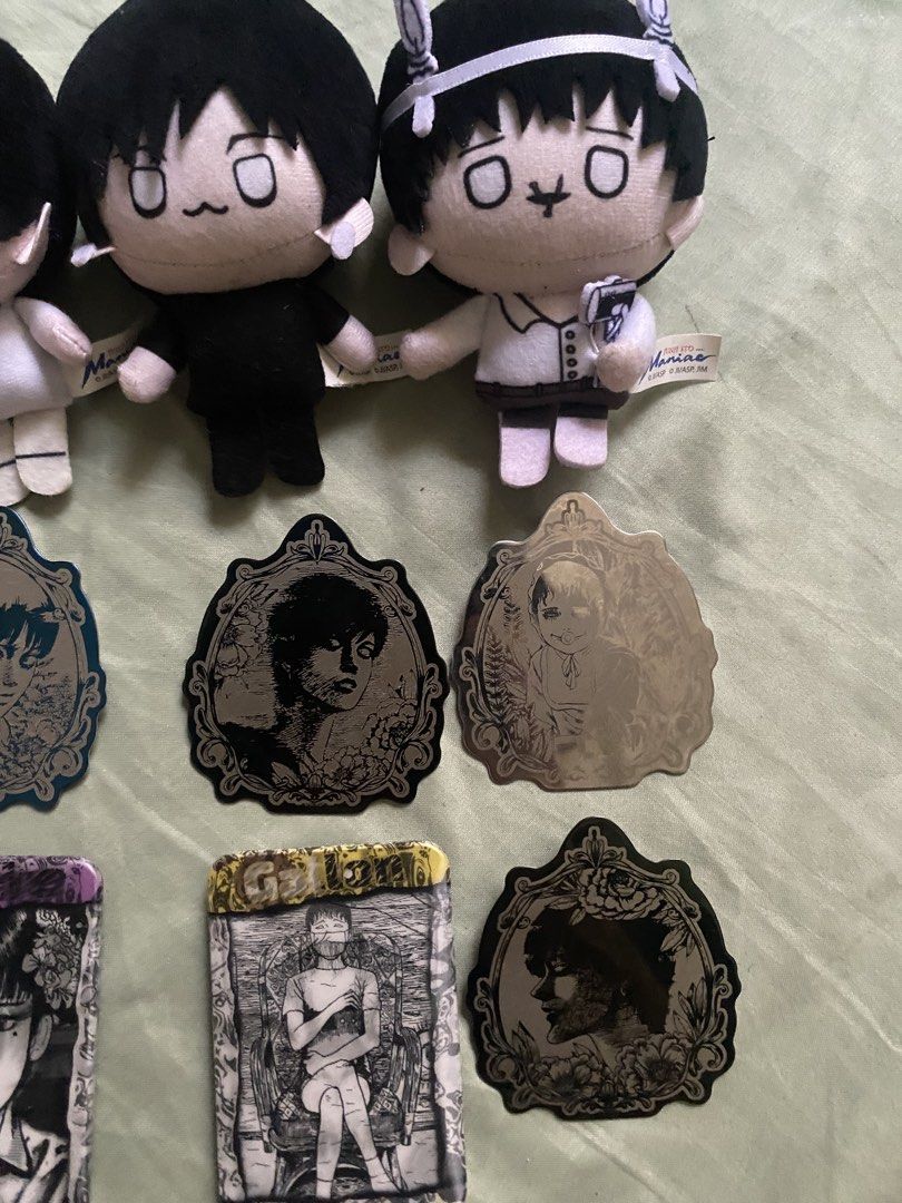 JUNJI ITO COLLECTION SET PLUSH AND PINS (Category: Plushies & Soft Toys) located in Quezon City. Submitted by f4talfemme (Listing ID 1468093704, Image 3). Description: .