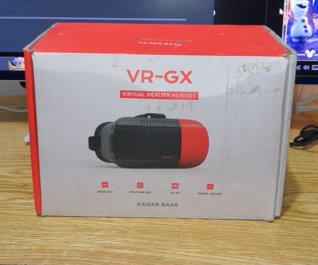 Kaiser Baas VR-GX Virtual Reality Headset – 3D VR (Category: Other Mobile & Gadget Accessories) located in Pasig City. Submitted by tagkaro (Listing ID 1468139833, Image 1). Description: Kaiser Baas VR-GX Virtual Reality Headset – 3D VR Experience virtual reality with the Kaiser Baas VR-GX headset! Perfect for watching 360° videos and enjoying compatible VR content using your smartphone. Features: ✅ 120° Wide Field of View ✅ Supports YouTube 360°