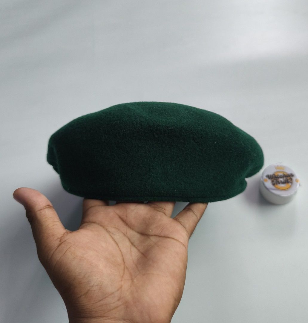 Kangol Dark Green Wool Beret (Category: Hats & Beanies) located in Manapla. Submitted by gentleturtle_3dc683 (Listing ID 1468074613, Image 1). Description: Kangol Dark Green Wool Beret 💵 ₱ 250 📏 Size: One Size Fits All 🎨 Color Rate: 9.5 /10 or better ✨ Condition: Great Pre-loved thrifted item. 💬 Message us for inquiries!.