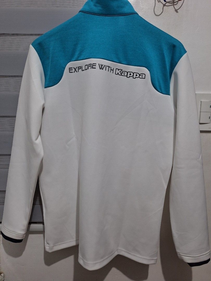Kappa track jacket bnew legit large (Category: Coats, Jackets and Outerwear) located in Muntinlupa City. Submitted by kstefanomela14 (Listing ID 1468221797, Image 2). Description: Kappa track jacket 2,400 only ( srp around 10k php) Brandnew legit with pricetag Large - 21x28 Cod cop j&t lalamove LBC.
