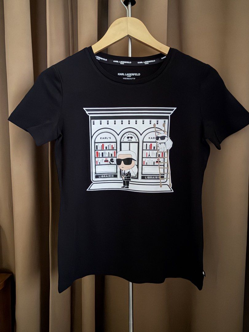 Karl Lagerfeld Library Shirt (Category: Shirts) located in Cavite. Submitted by disneygirl27 (Listing ID 1468129619, Image 1). Description: Brandnew in size XXS size runs big can fit small to medium.