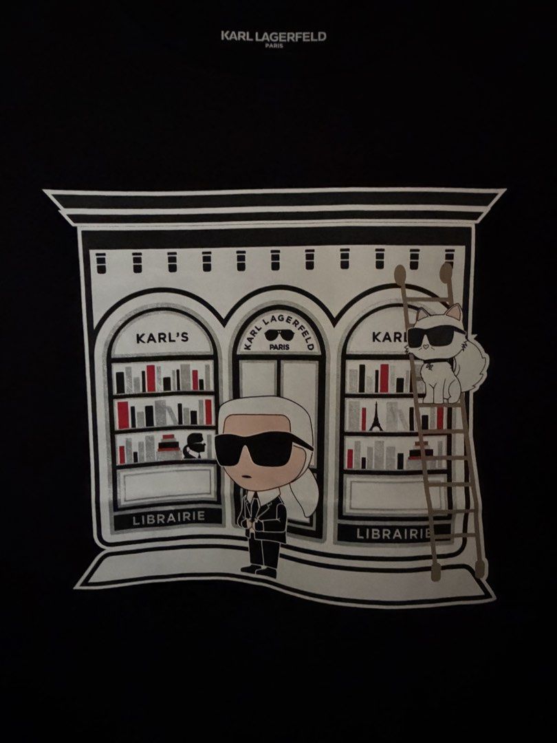 Karl Lagerfeld Library Shirt (Category: Shirts) located in Cavite. Submitted by disneygirl27 (Listing ID 1468129619, Image 2). Description: Brandnew in size XXS size runs big can fit small to medium.