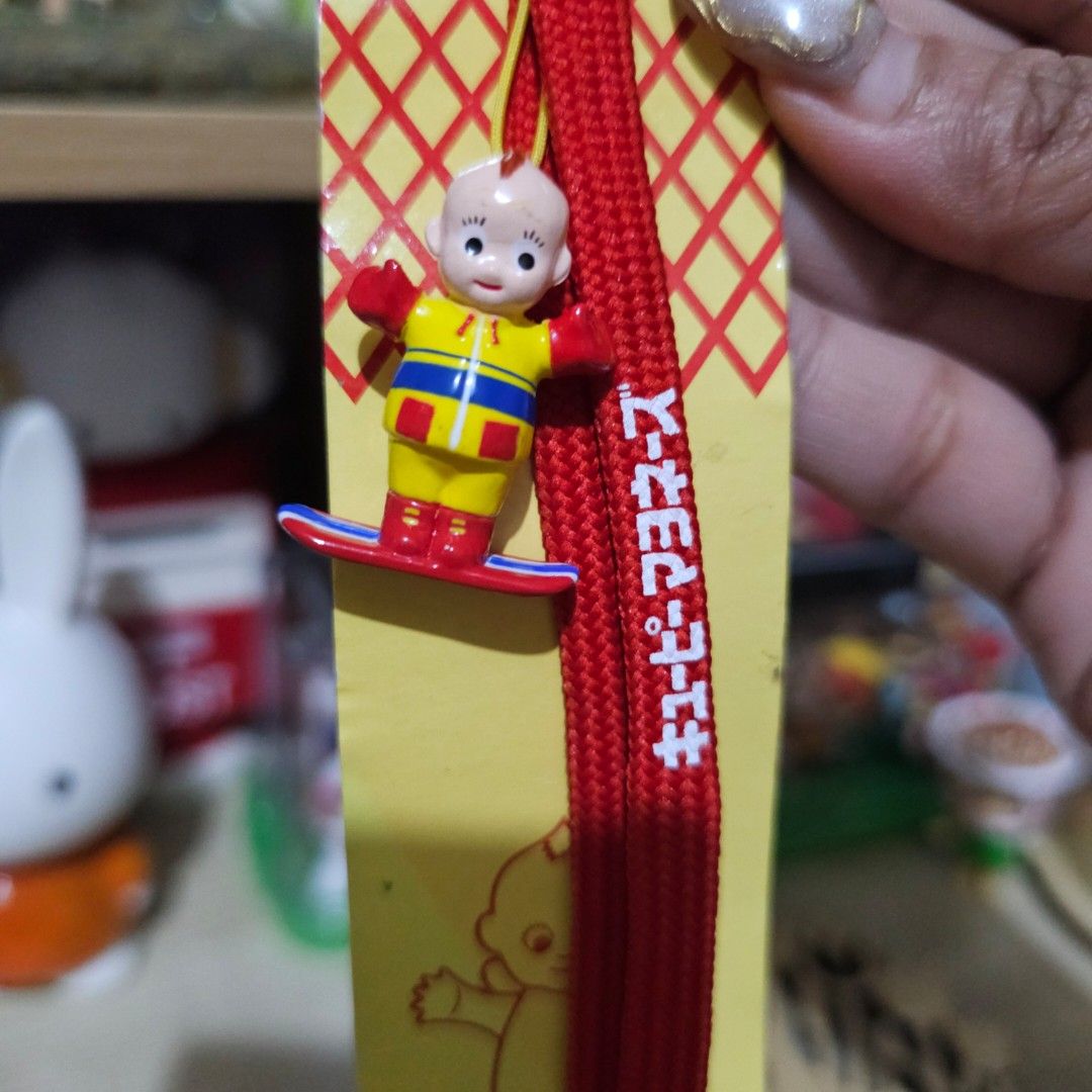 Kewpie Strap (Category: Character Goods) located in Manila. Submitted by lovelylovesjapan (Listing ID 1468199412, Image 2). Description: 🌸The item is on-hand and authentic from Japan 🌸Mode of Payment (MOP): GCASH/Bank Transfer 🌸Mode of Delivery (MOD): J&T or Lalamove (Shipping every Saturdays and Sundays) Notes: 🩷Breakable items are packed with care and caution. Seller will not be held liable for any damages incurred by the courier upon deliv