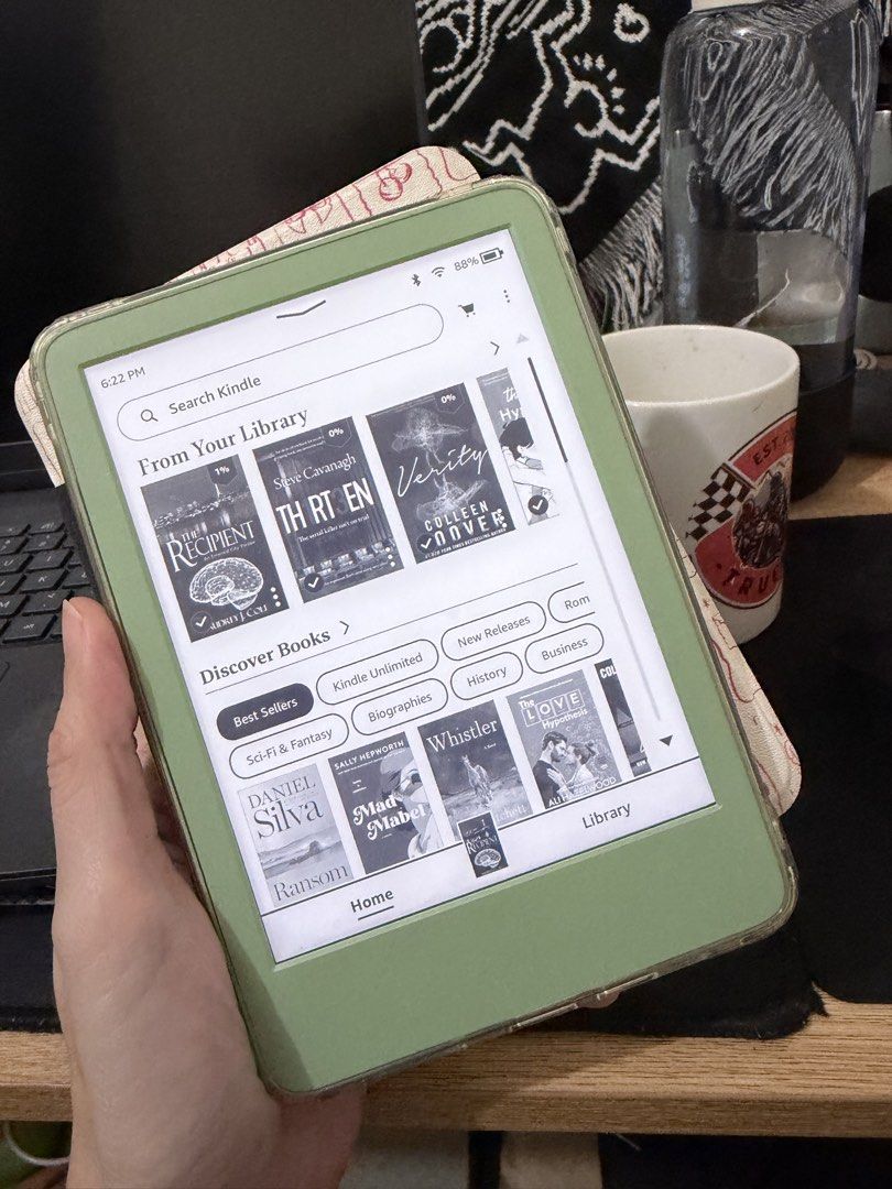Kindle Basic 11th Gen 2024 Matcha (Category: E-Readers) located in Paranaque City. Submitted by goldenstone.c78634 (Listing ID 1468089142, Image 1). Description: Trading my Kindle Basic to Kindle Paperwhite 12th Gen. Willing to add max 2k depends on the condition. Mine was recently purchased last October 13, 2026..