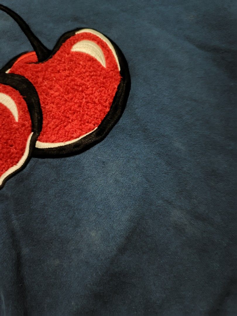 Kirsh Blue Cherry Sweatshirt Size 1 (Category: Longsleeves) located in Barotac Nuevo. Submitted by gray101 (Listing ID 1468204361, Image 3). Description: - Authentic Kirsh crewneck sweatshirt in blue - Size: 1 - Iconic big embroidered cherry graphic on the chest - Signature small cherry logo embroidered on the left cuff - Ribbed collar, cuffs, and hem for a snug fit - Soft and cozy fleece lining inside - Interior tag includes QR code and brand de