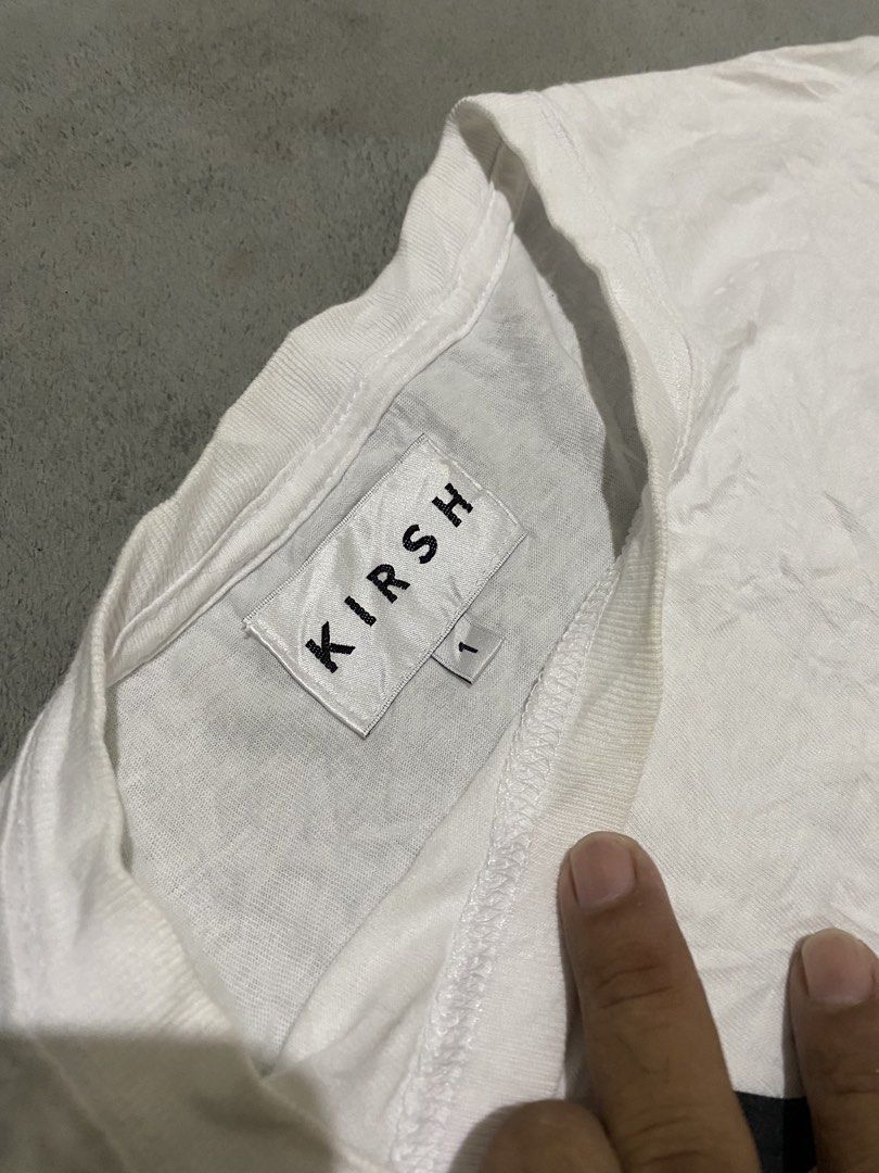 Kirsh shirt (Category: Tshirts & Polo Shirts ) located in Tabaco. Submitted by centthrif55361 (Listing ID 1468233500, Image 3). Description: Kirsh Medium W:20 L:28 Excellent condition Color rate 9.5/10 Need wash Fresh from Fresh from bale Ukay .