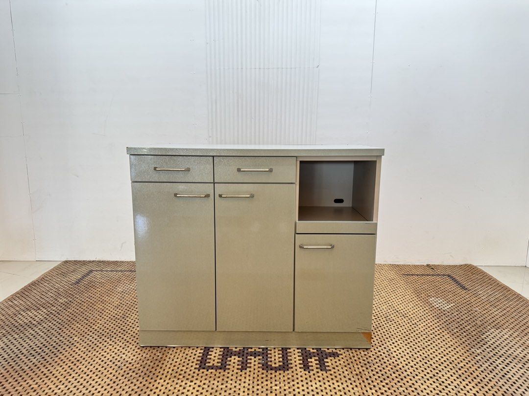 Kitchen counter (Category: Shelves, Cabinets & Racks) located in Quezon City. Submitted by matetdevis13 (Listing ID 1468214949, Image 1). Description: Kitchen Counter with Storage Price: 5,900 L41.5 x W17.5 x H36 In good condition Code MJS22-MJ302.