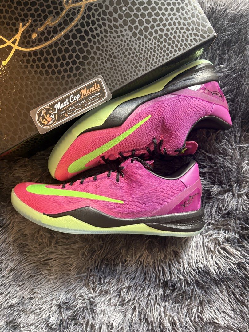 Kobe 8 Mambacurial Size 14 US (Category: Sneakers) located in Quezon City. Submitted by mustcopmnl (Listing ID 1468072478, Image 2). Description: K0BE 8 “Mambacurial” Fitted Pair Size 14 ₱11,000 only 💳Bank Transfer, Gcash 💻FB Like Must Cop Manila ♥️IG Follow @mustcopmanila 📦QC Metro Manila: Lalamove,JRS, LBC.
