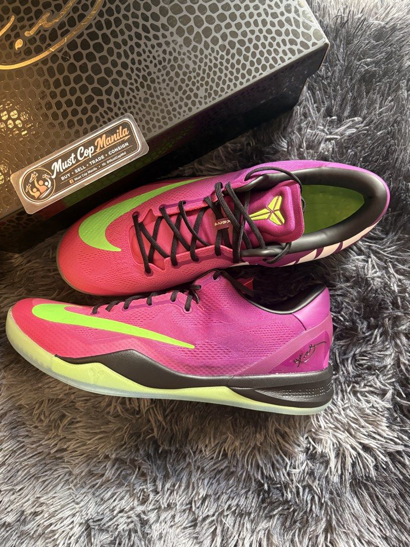 Kobe 8 Mambacurial Size 14 US (Category: Sneakers) located in Quezon City. Submitted by mustcopmnl (Listing ID 1468072478, Image 3). Description: K0BE 8 “Mambacurial” Fitted Pair Size 14 ₱11,000 only 💳Bank Transfer, Gcash 💻FB Like Must Cop Manila ♥️IG Follow @mustcopmanila 📦QC Metro Manila: Lalamove,JRS, LBC.