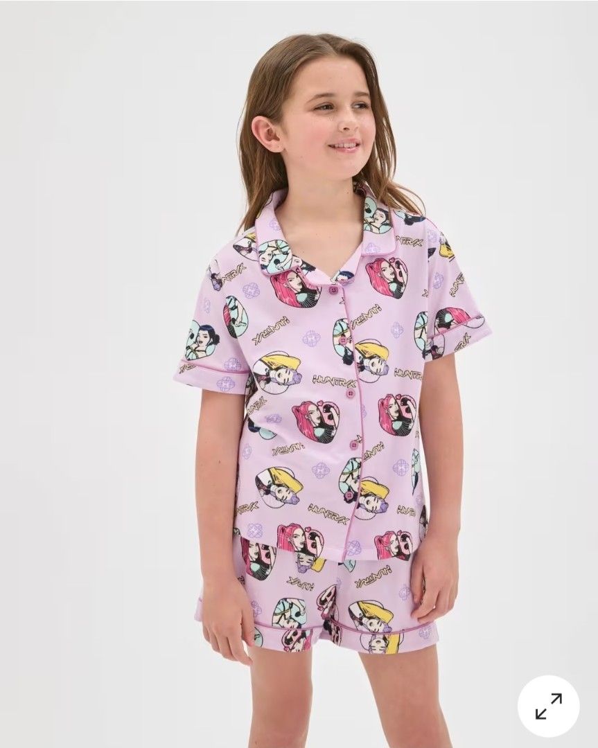 KPop Demon Hunters Huntrix Pyjama Set (Category: Babies & Kids Fashion) located in Quezon City. Submitted by declttermum (Listing ID 1468083630, Image 1). Description: PASABUY: from Australia Brandnew official KPop Demon Hunters Huntrix Pyjama set. Sizes: 4 5 6 7 8 10 Arrival: December 15 #kpopdemonhunters #kpopdemonhunterspyjama #KDHpyjama #derpy #kpopdemonhuntersmerch #KDHmerch #KDH #kpopdemonhuntersog #pasabuy #australiapasabuy #auspasabuy #hu