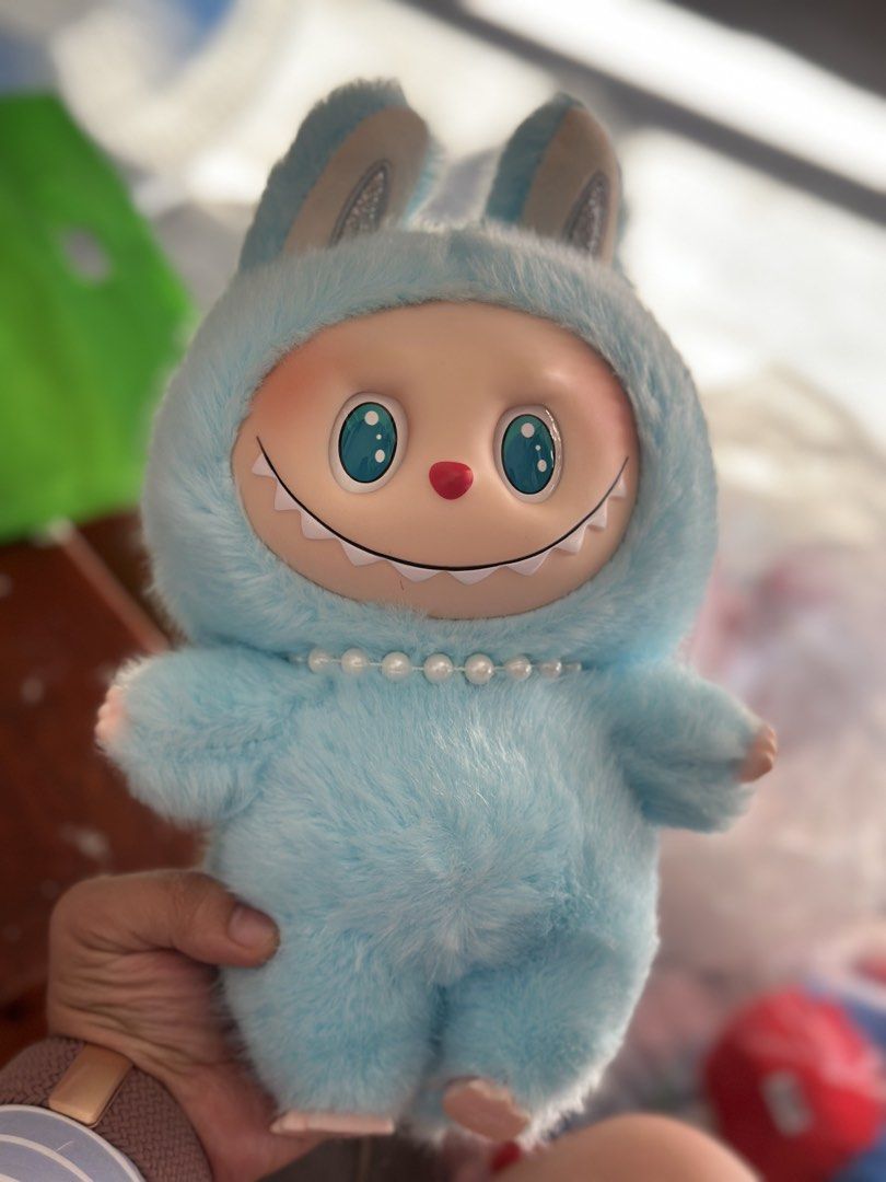 Labubu big models (blue and brown) (Category: Designer & Blind Box Toys) located in Baguio. Submitted by cherylcaps95 (Listing ID 1468139591, Image 2). Description: 400 each Get both for 700.
