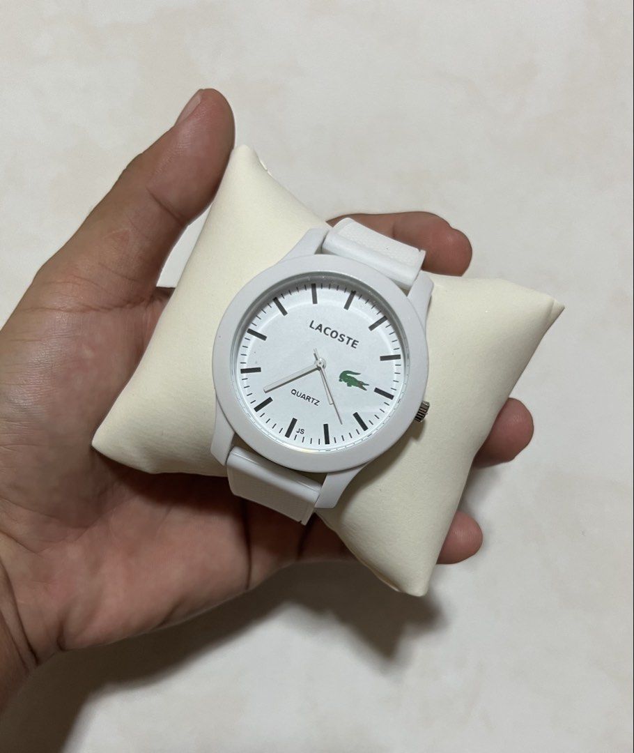 LACOSTE 12.12 QUARTS WATCH (Category: Men's Watches) located in Cavite. Submitted by drip_syndicate (Listing ID 1468220587, Image 2). Description: CONDITION: 9.8/10 COLOR RATE: 9.8/10 NO ISSUE .
