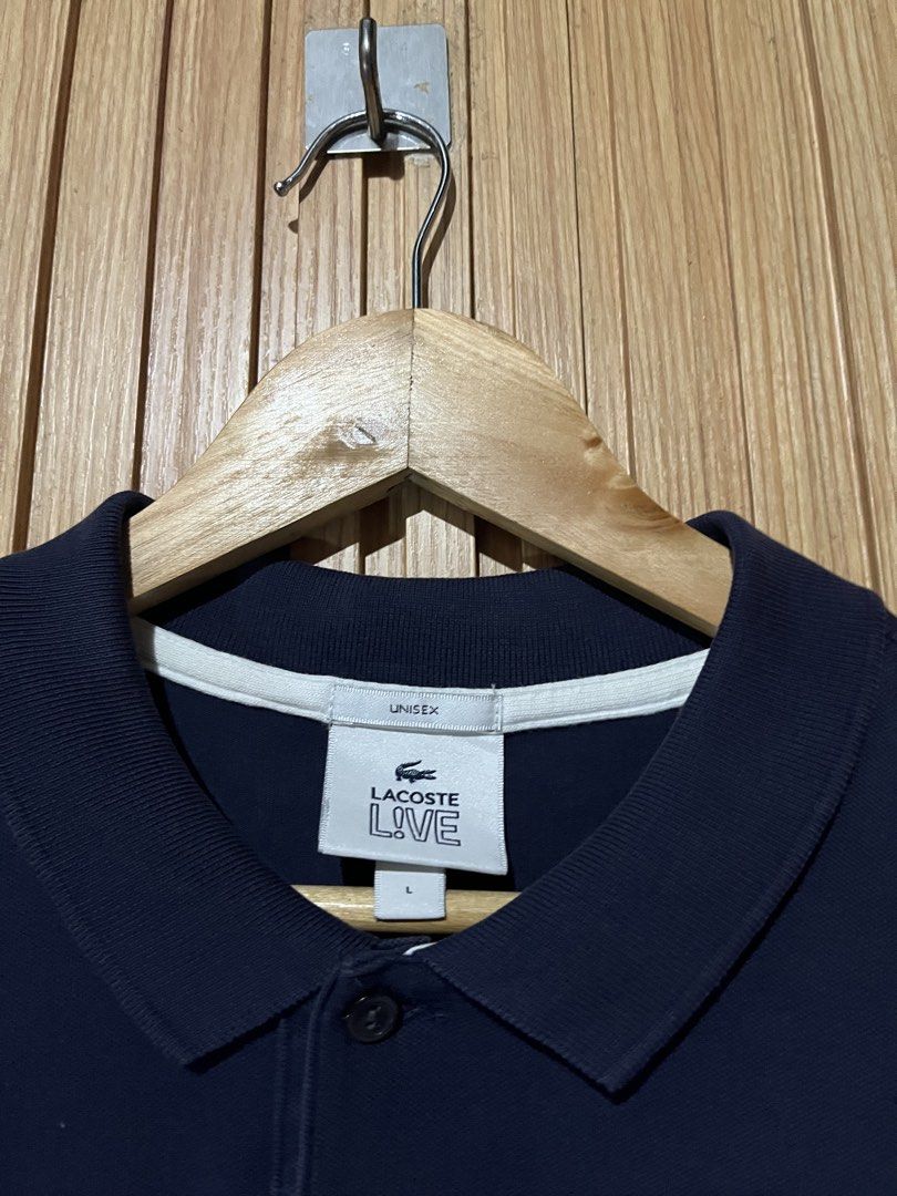 Lacoste (Category: Tshirts & Polo Shirts ) located in Talisay. Submitted by lanuzajm0807 (Listing ID 1468184705, Image 3). Description: Authentic Width 20 Length 27 Excellent Color rate 9.5/10 No issue.