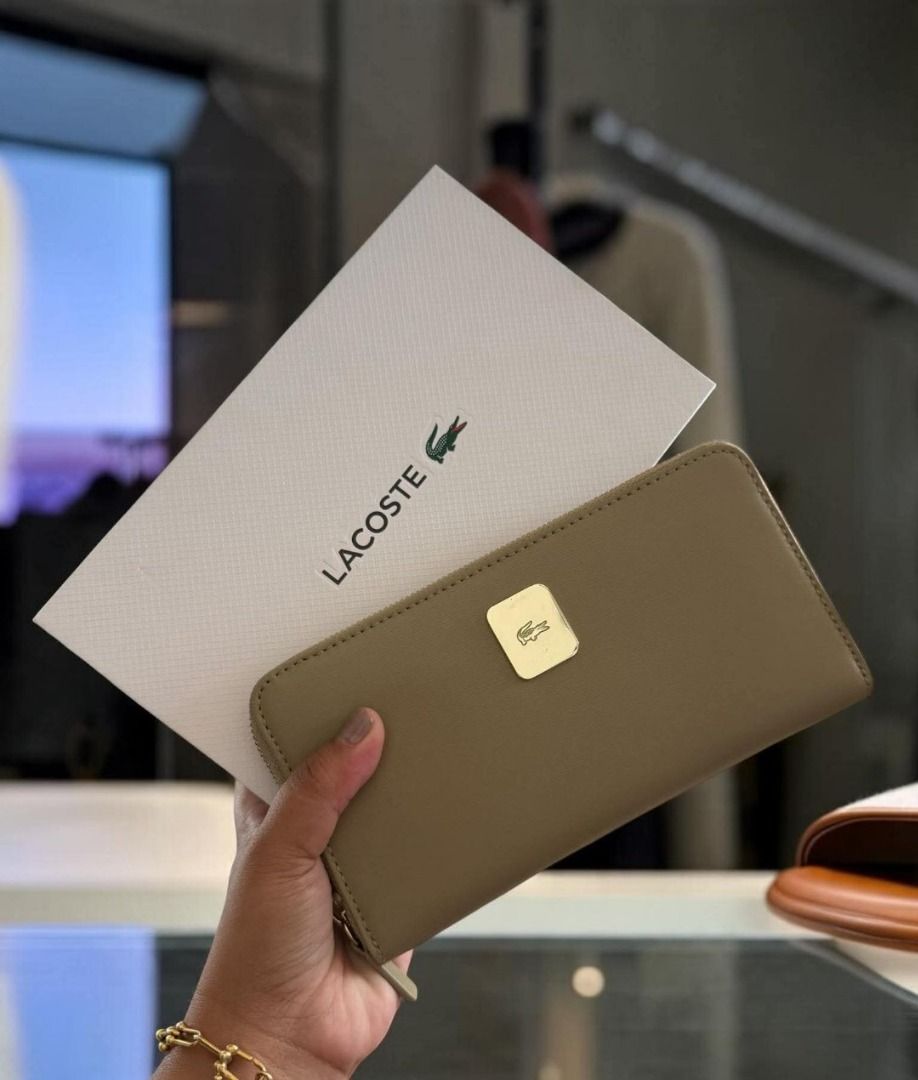 Lacoste Amelia Wallet (Category: Wallets & Card holders) located in Rizal. Submitted by hiraya16 (Listing ID 1468078261, Image 2). Description: Onhand ready to ship + SF LBC.