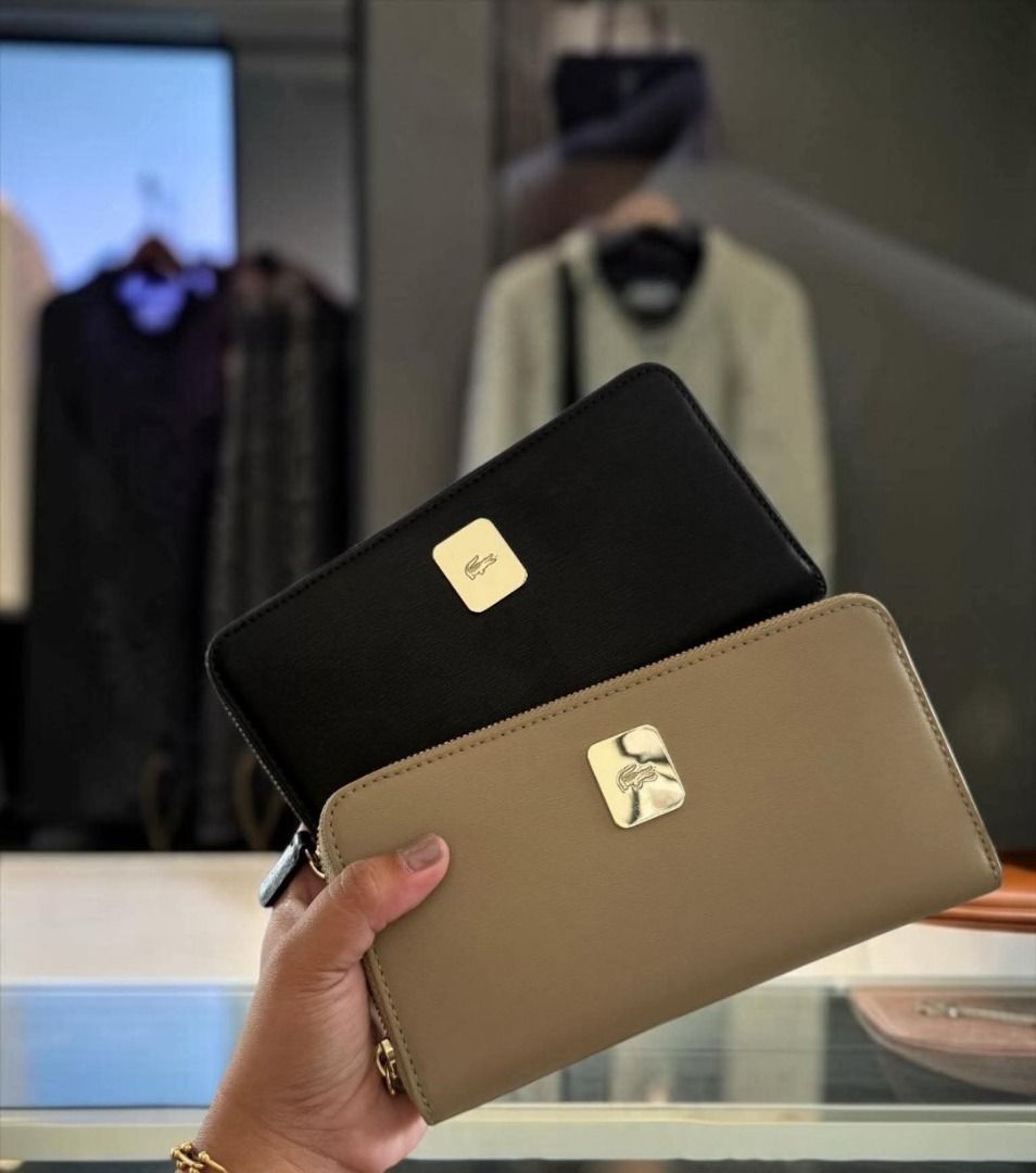 Lacoste Amelia Wallet (Category: Wallets & Card holders) located in Rizal. Submitted by hiraya16 (Listing ID 1468078261, Image 1). Description: Onhand ready to ship + SF LBC.