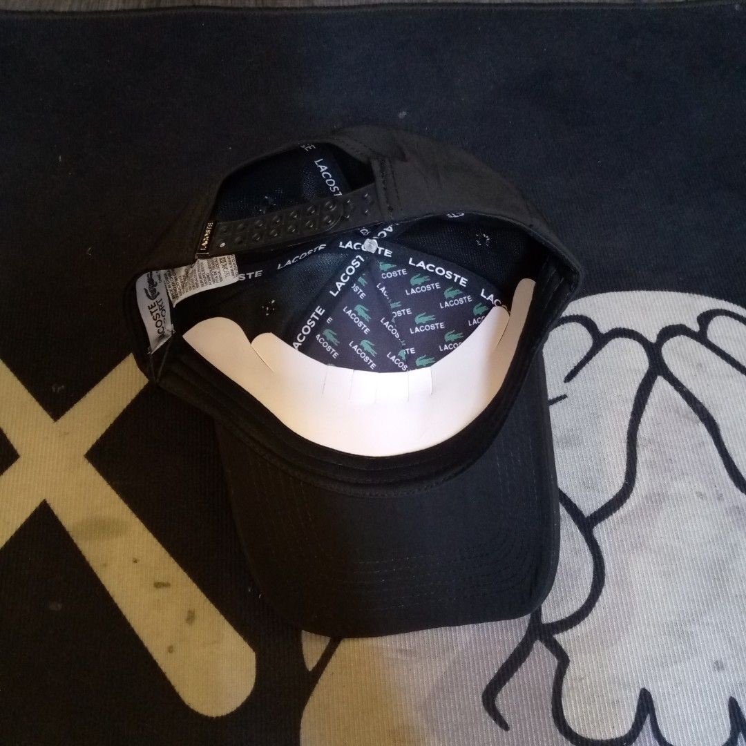 Lacoste Black Cap with Crocodile Logo Snapback (Category: Caps & Hats) located in Manila. Submitted by pablopresk0. (Listing ID 1468169405, Image 3). Description: FS!🐊 PREMIUM QUALITY✅🧢 MANILA LOCATION📍 PM IF INTERESTED📩.