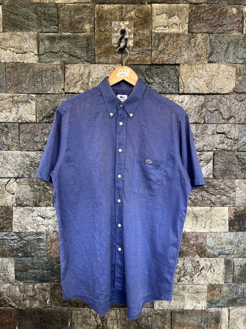 Lacoste Blue Polo Shortsleeve (Category: Formal Shirts) located in Cagayan de Oro. Submitted by curatedheirloomph_ (Listing ID 1468240631, Image 1). Description: 𝘿𝙞𝙢𝙚𝙣𝙨𝙞𝙤𝙣𝙨: 24x30 𝘽𝙚𝙨𝙩 𝙁𝙞𝙩: XL - XXL 𝘾𝙤𝙣𝙙𝙞𝙩𝙞𝙤𝙣 & 𝘾𝙤𝙡𝙤𝙧 𝙍𝙖𝙩𝙚: Excellent (9.5/10) 𝙄𝙨𝙨𝙪𝙚: N/A 𝘼𝙪𝙩𝙝𝙚𝙣𝙩𝙞𝙘𝙞𝙩𝙮 𝘿𝙚𝙘𝙡𝙖𝙧𝙖𝙩𝙞𝙤𝙣: Authentic.