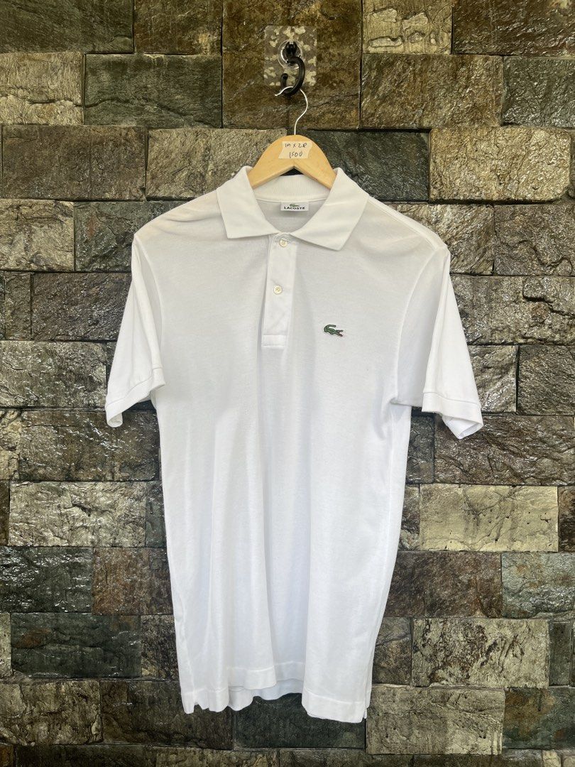 Lacoste Classic White Poloshirt (Category: Tshirts & Polo Shirts ) located in Cagayan de Oro. Submitted by curatedheirloomph_ (Listing ID 1468229036, Image 1). Description: 𝘿𝙞𝙢𝙚𝙣𝙨𝙞𝙤𝙣𝙨: 19x28 𝘽𝙚𝙨𝙩 𝙁𝙞𝙩: Medium - Large 𝘾𝙤𝙣𝙙𝙞𝙩𝙞𝙤𝙣 & 𝘾𝙤𝙡𝙤𝙧 𝙍𝙖𝙩𝙚: Excellent (9.5/10) 𝙄𝙨𝙨𝙪𝙚: N/A 𝘼𝙪𝙩𝙝𝙚𝙣𝙩𝙞𝙘𝙞𝙩𝙮 𝘿𝙚𝙘𝙡𝙖𝙧𝙖𝙩𝙞𝙤𝙣: Authentic.