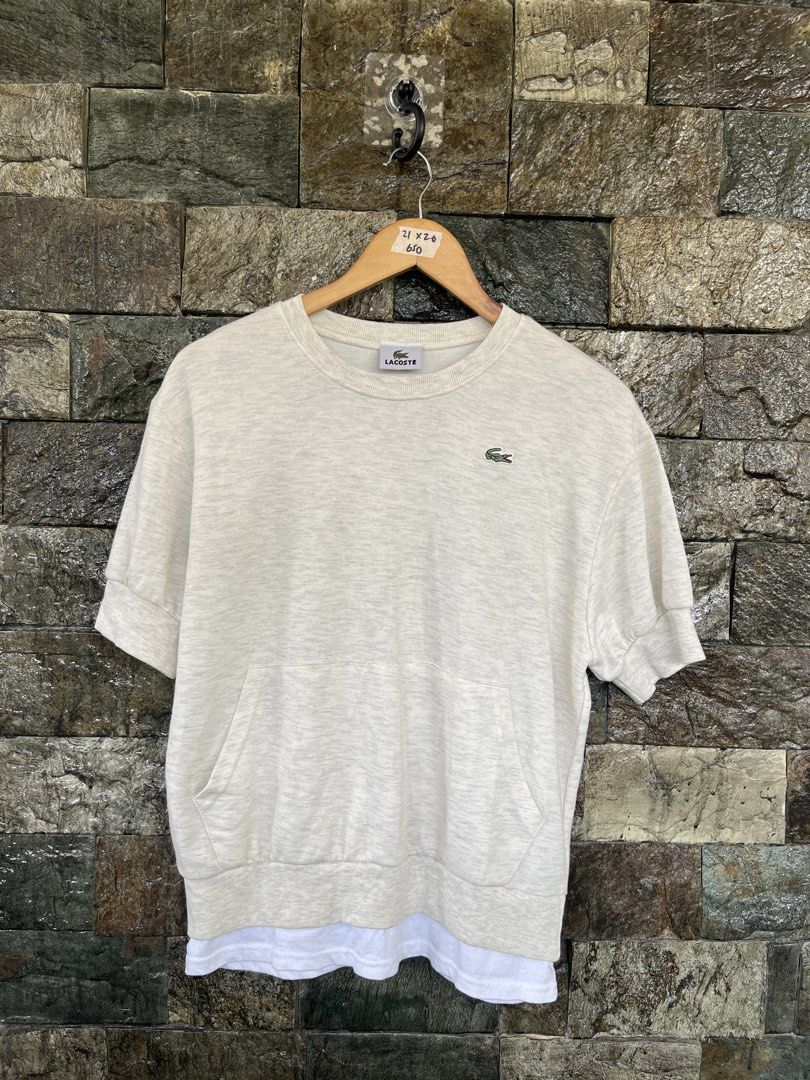 Lacoste Cream Shirt (Category: Tshirts & Polo Shirts ) located in Cagayan de Oro. Submitted by curatedheirloomph_ (Listing ID 1468229713, Image 1). Description: 𝘿𝙞𝙢𝙚𝙣𝙨𝙞𝙤𝙣𝙨: 21x26 𝘽𝙚𝙨𝙩 𝙁𝙞𝙩: Medium - Large 𝘾𝙤𝙣𝙙𝙞𝙩𝙞𝙤𝙣 & 𝘾𝙤𝙡𝙤𝙧 𝙍𝙖𝙩𝙚: Excellent (9.5/10) 𝙄𝙨𝙨𝙪𝙚: N/A.