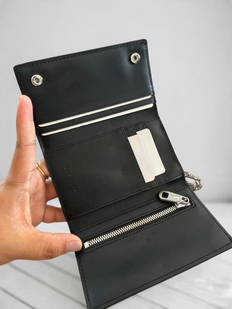 Lacoste Monogram Wallet (Category: Cross-body Bags) located in Rizal. Submitted by hiraya16 (Listing ID 1468074924, Image 2). Description: Onhand ready to ship + SF LBC.