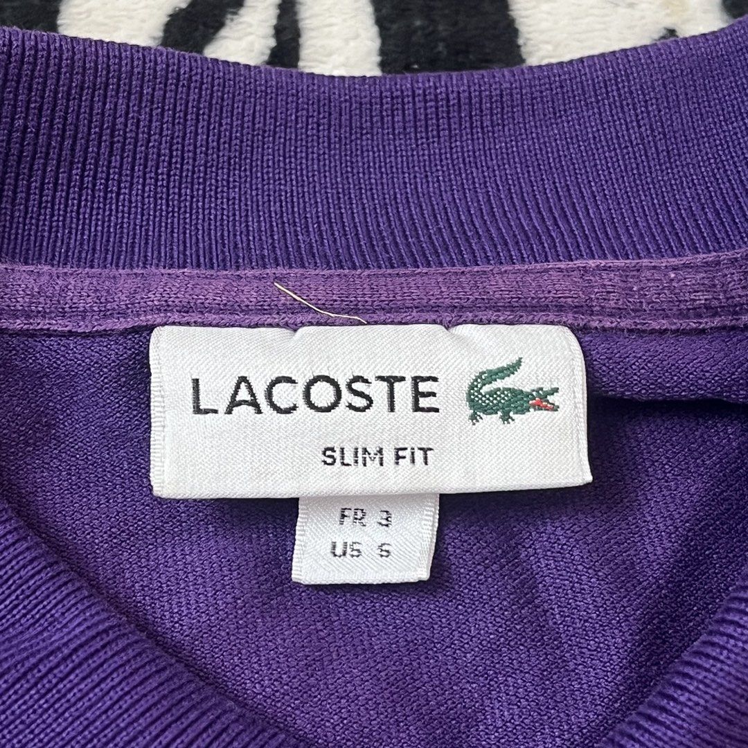 Lacoste slim fit (Category: Tshirts & Polo Shirts ) located in Manila. Submitted by royaldripmanila (Listing ID 1468159281, Image 3). Description: No issue W18.5 L26.