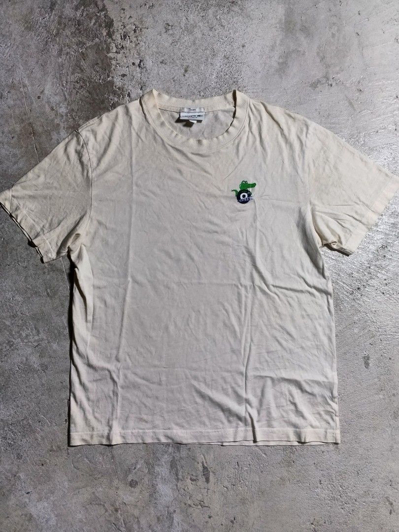 Lacoste Tshirt (Category: Tshirts & Polo Shirts ) located in Daraga. Submitted by trippythrifter (Listing ID 1468216041, Image 1). Description: nego check last image not noticeable pinhole🥲 need wash.