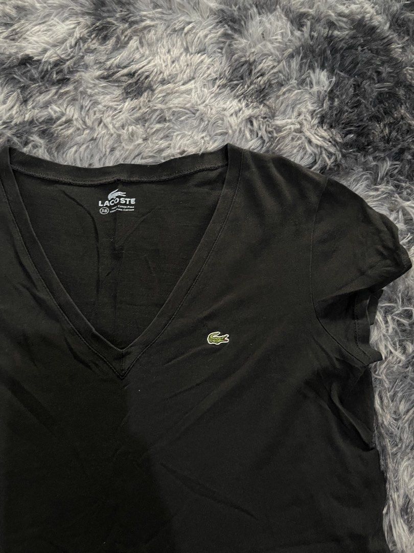 Lacoste v neck shirt (Category: Shirts) located in San Jacinto. Submitted by clothcartelph (Listing ID 1468102964, Image 2). Description: Lacoste SIZE: 38 DIMES: 16.5/24.5 WIDTH: 16.5 LENGTH: 24.5 ISSUE: ~ COLOR RATE: 9.2/10 CONDITION: WXCELLENT TO NEW.