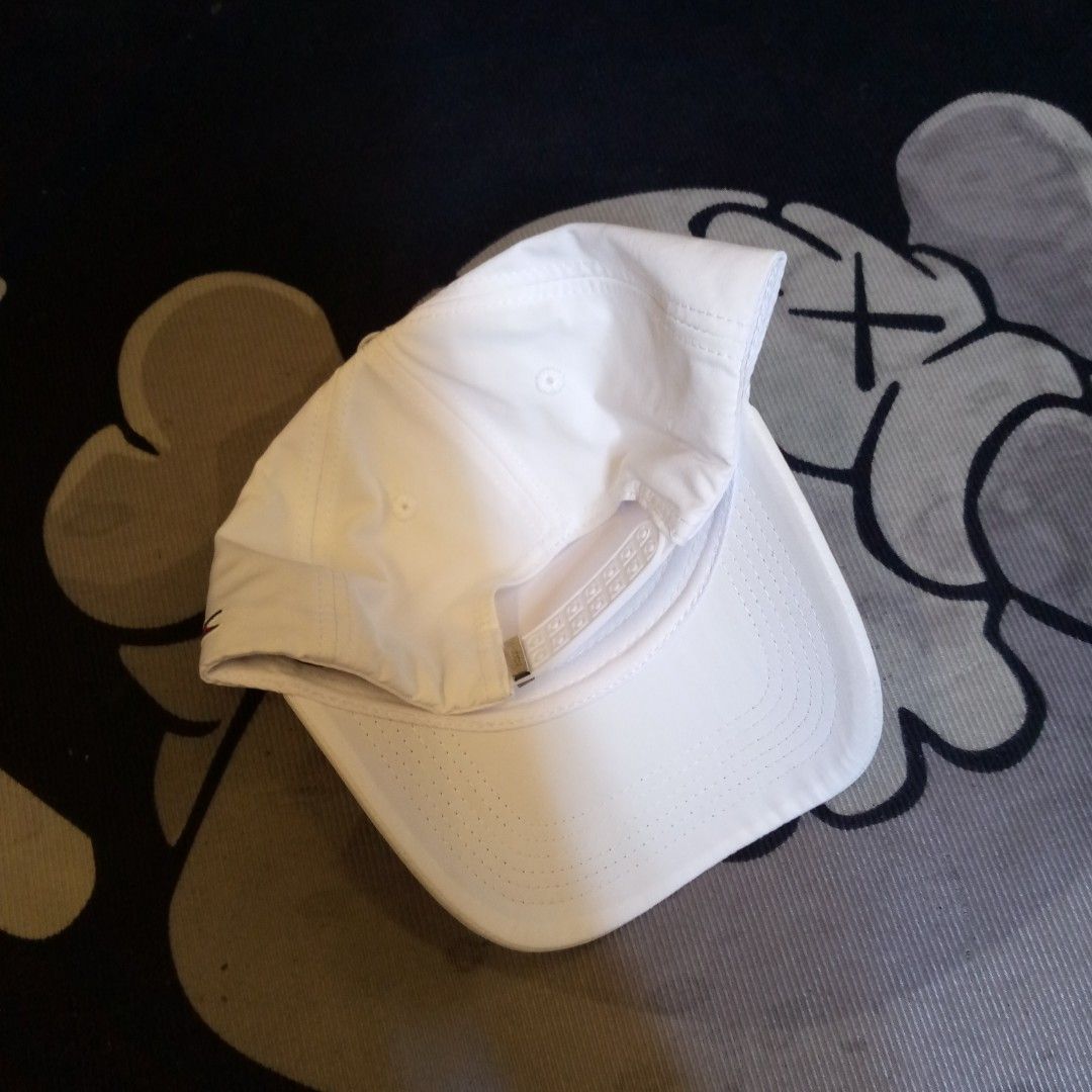 Lacoste White Baseball Cap with Large Crocodile Logo (Category: Caps & Hats) located in Manila. Submitted by pablopresk0. (Listing ID 1468169002, Image 2). Description: FS!🐊 PREMIUM QUALITY✅🧢 MANILA LOCATION📍 PM IF INTERESTED📩.