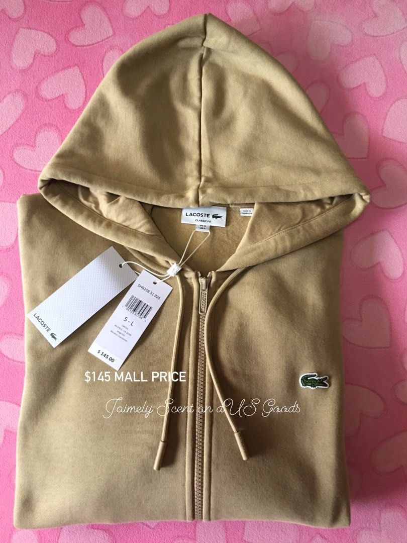 LACOSTR ZIP-UP HOODIE JACKET LARGE (Category: Coats, Jackets and Outerwear) located in Las Pinas. Submitted by jaimelyscent_ (Listing ID 1468122547, Image 1). Description: LACOSTE ZIP-UP HOODIE JACKET LARGE MEN OR UNISEX ✅NEW ARRIVAL FROM🇺🇸 ✅$145 MALL PRICE NOW ON SALE 📌6999 ONLY GRAB IT NOW LIMITED STOCK ONLY..