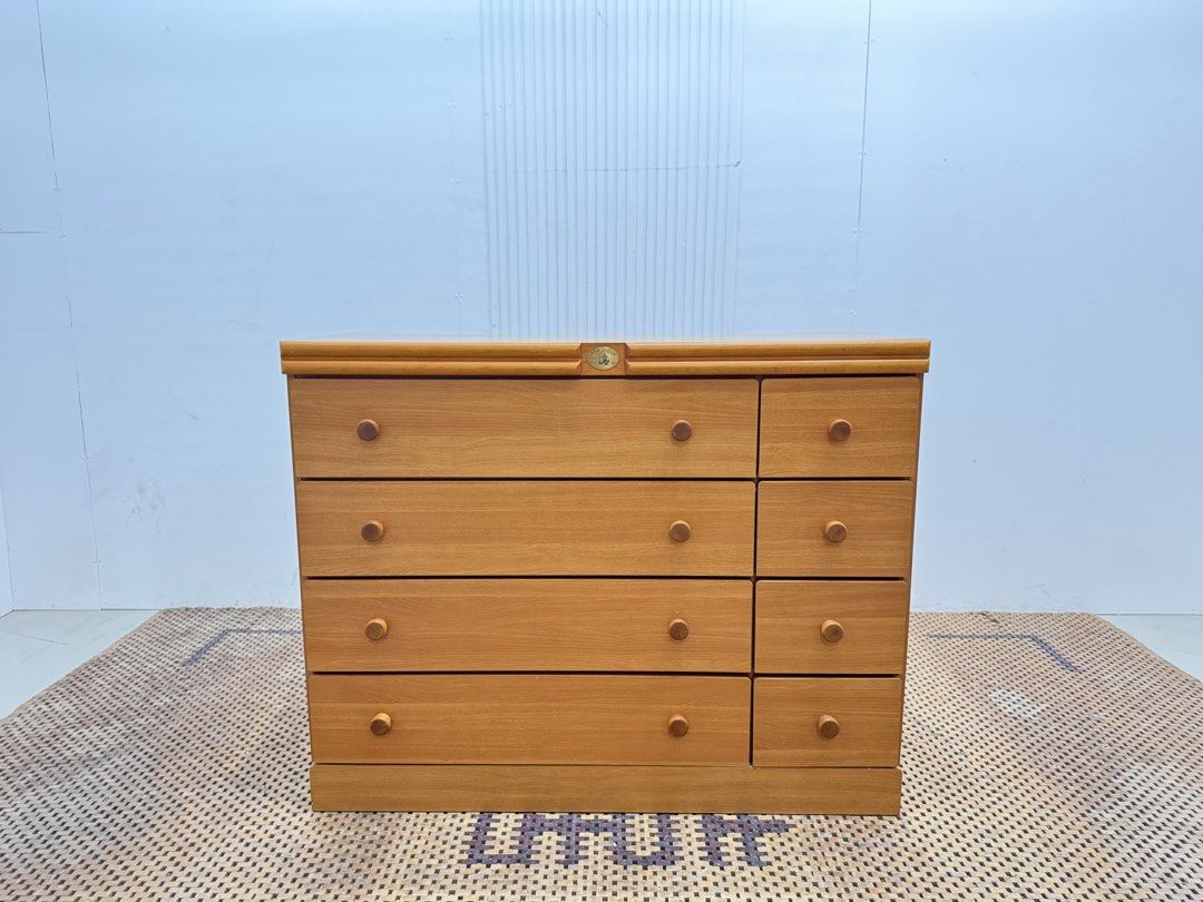 Lateral Cabinet (Category: Shelves, Cabinets & Racks) located in Quezon City. Submitted by matetdevis13 (Listing ID 1468085745, Image 2). Description: Wooden 8-Tier Chest of Drawers Price: 5,900 L46 x W17.5 x H37 In good condition Code MJS25-RB10.