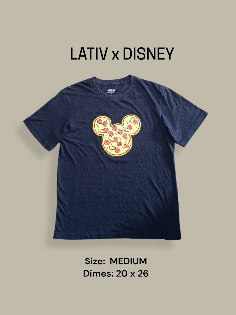 LATIV x DISNEY TSHIRT (Category: Tshirts & Polo Shirts ) located in Midsayap. Submitted by macoy.picker (Listing ID 1468077319, Image 1). Description: LATIV DISNEY COTTON TEE SIZE MEDIUM Dimes: 20X26 100 + SF.