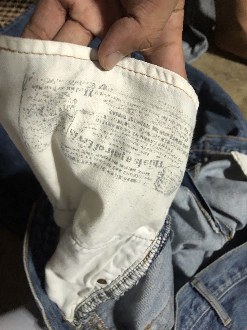Levis 501 extended patch (Category: Jeans) located in Cagayan de Oro. Submitted by kennymiiiiii (Listing ID 1468083007, Image 3). Description: 36*40 Extended patch removed Heel drag No other issue.