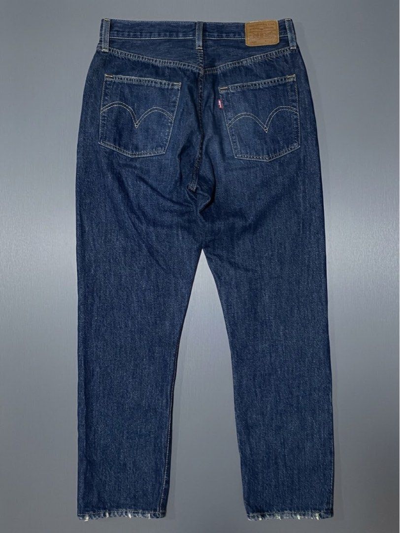 Levi's 501 Premium Jeans (Category: Jeans) located in Davao. Submitted by ckkb1821 (Listing ID 1468172222, Image 2). Description: Levi's 501 Premium Jeans (Distressed design) Size 28x28 | fits 30"waist | 38.5"L | 7.5"hem Excellent condition, no issue ₱2,499 only + SF.