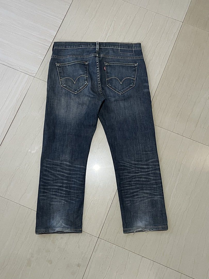 Levi’s 504 Straight (Category: Jeans) located in Talisay. Submitted by arabell21 (Listing ID 1468159300, Image 2). Description: Good as new condition W36 L34 on tag Dimes W36 L38 HEM 8.5-9 Color rate 9.5-10/10 Issue: heel drag on right side (visible on last pic very minimal).