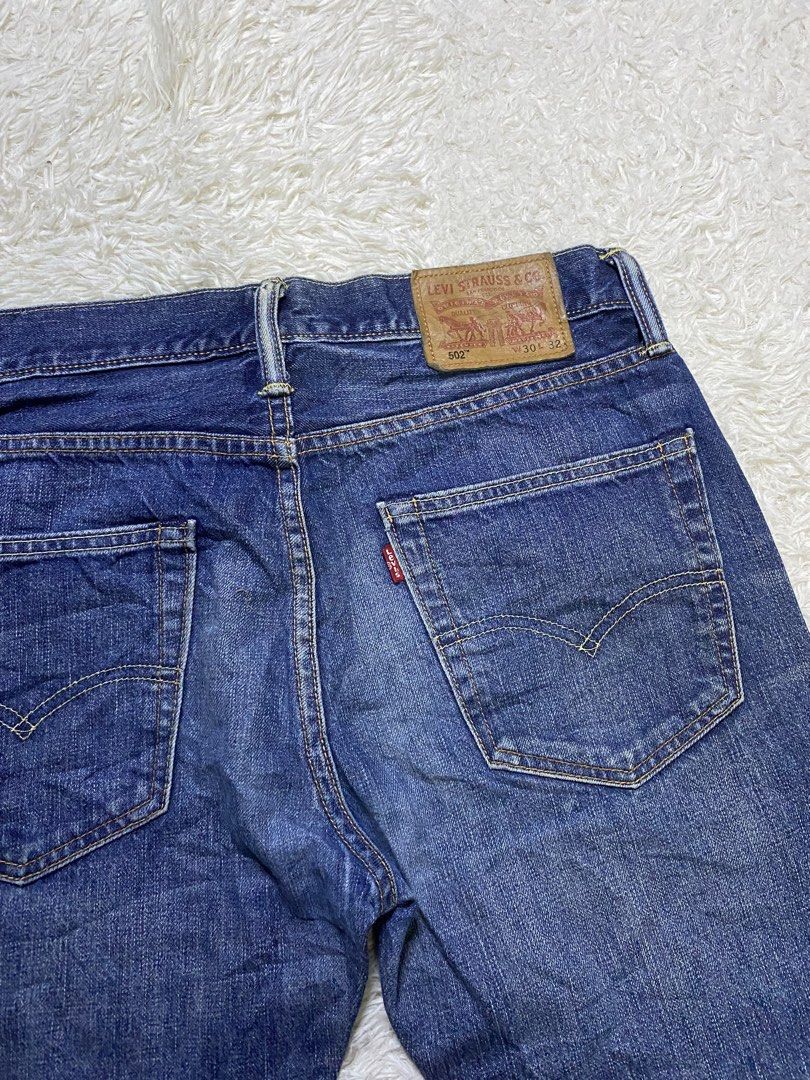 LEVIS 502 Selvedge (Category: Jeans) located in Cavite. Submitted by nld_thrift (Listing ID 1468162884, Image 3). Description: LEVIS 502 Selvedge W 30 In tag (32 Actual) L 38.5 INCH Lo 7 INCH FLAW: Altered hem Made in china 100%Cotton Authentic (money return if proven fake) .