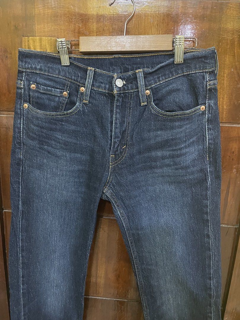 Levi’s 514 Jeans (Category: Jeans) located in Marikina City. Submitted by greatfindsmnlph (Listing ID 1468064154, Image 3). Description: Le vi’s 514 Jeans Price: 750 Size: Small Waistline: 28 Length: 41 Hemline: 7 Color: Dark Blue Color Rate: 10/10 Condition: 10/10 almost new Very nice in actual.
