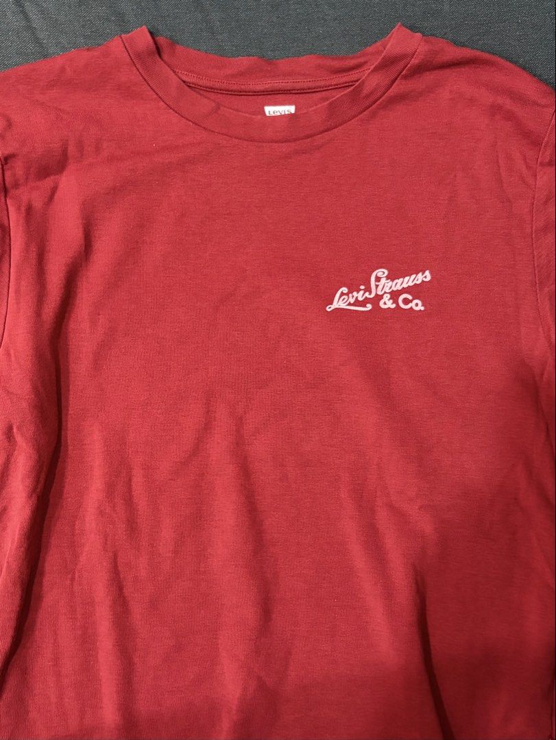 Levi's Red Shirt (Category: Shirts) located in Manila. Submitted by cpaa.aaa (Listing ID 1468130417, Image 3). Description: Levi’s Red Shirt Size: S-M (Large on Tag) Casual wear .