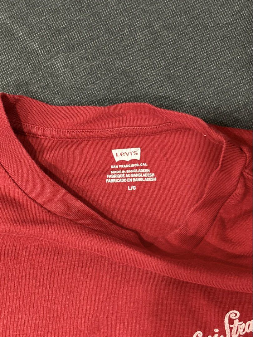 Levi's Red Shirt (Category: Shirts) located in Manila. Submitted by cpaa.aaa (Listing ID 1468130417, Image 2). Description: Levi’s Red Shirt Size: S-M (Large on Tag) Casual wear .