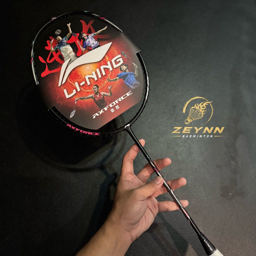 Li Ning Axforce Cannon ( Black ) - Authentic / Original (Category: Racket and Ball Sports) located in Las Pinas. Submitted by lvespinaa (Listing ID 1468139182, Image 1). Description: ‼️AVAILABLE ONHAND : LI NING AXFORCE CANNON BLACK‼️ Featuring an all-black colorway for a sleek and sporty look! 🖤🔥 Made for players who love attacking shots and powerful smashes, perfect for bringing more power to your game! 💥 🏸 Li Ning Axforce Cannon ( Black ) 