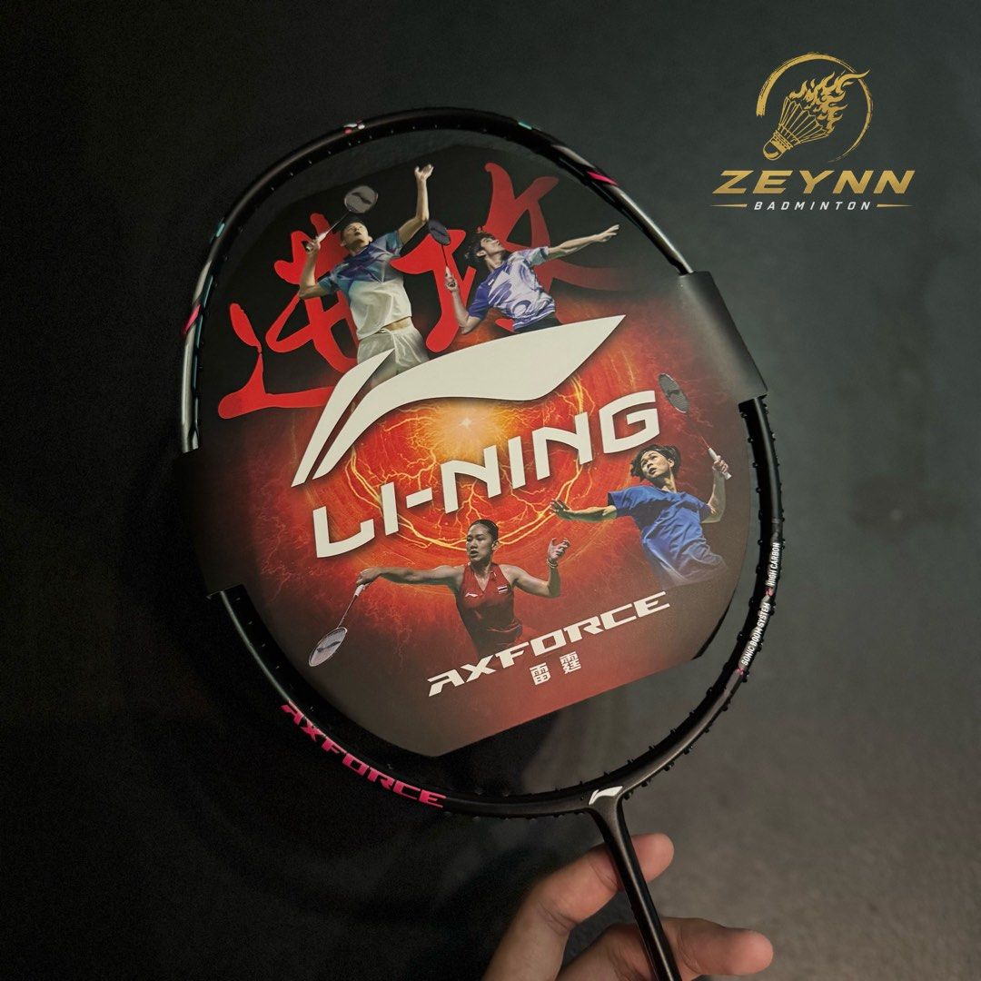 Li Ning Axforce Cannon ( Black ) - Authentic / Original (Category: Racket and Ball Sports) located in Las Pinas. Submitted by lvespinaa (Listing ID 1468139182, Image 2). Description: ‼️AVAILABLE ONHAND : LI NING AXFORCE CANNON BLACK‼️ Featuring an all-black colorway for a sleek and sporty look! 🖤🔥 Made for players who love attacking shots and powerful smashes, perfect for bringing more power to your game! 💥 🏸 Li Ning Axforce Cannon ( Black ) 