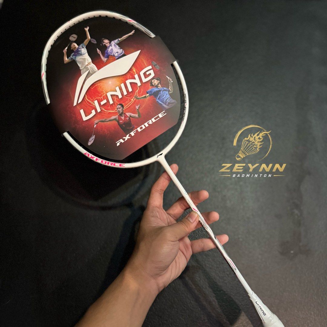 Li Ning Axforce Cannon ( White ) - Authentic / Original (Category: Racket and Ball Sports) located in Las Pinas. Submitted by lvespinaa (Listing ID 1468138949, Image 1). Description: ‼️AVAILABLE ONHAND : LI NING AXFORCE CANNON WHITE‼️ Featuring a clean white colorway with a simple and classy look! 🤍 Perfect for players who want a racket that looks good on court while delivering power for attacking shots and smashes. 💥 🏸 Li Ning Axforce Cannon 