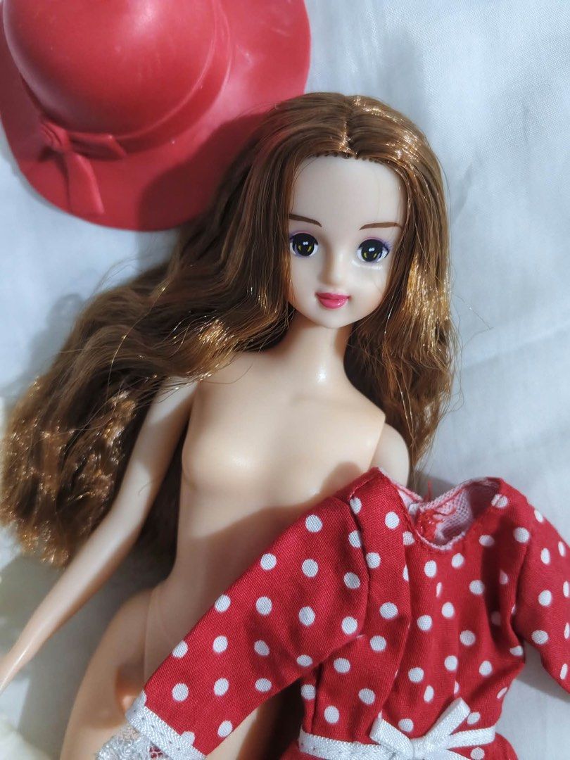 Licca Castle Dress And Hat 1500 Set (Category: Kids Toys) located in Rizal. Submitted by kws_onlineshop (Listing ID 1468154575, Image 3). Description: - Authentic Licca Castle set - Red dress with white polka dots, long sleeves, lace cuffs, and waist ribbon - Matching red hat with a small bow - Tall white boots included - Beautiful doll with brown hair - DM for fast transactions or shipping options across PH! loc imus cavite kapag kasama yung dol
