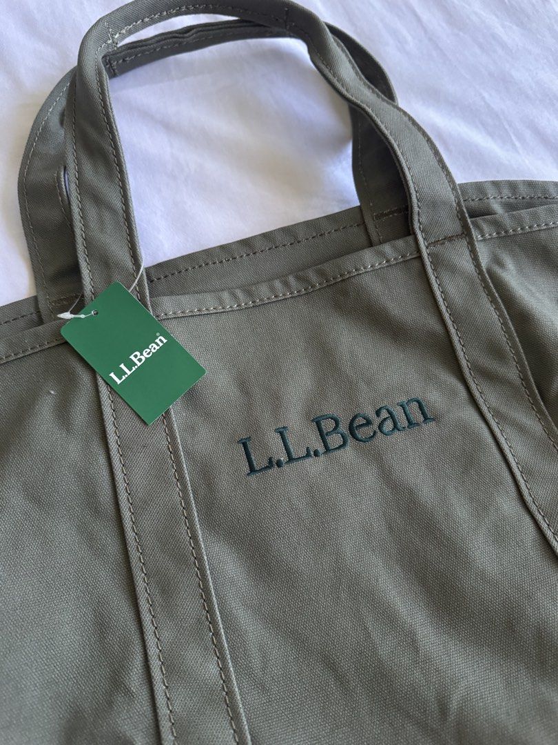 L.L. Bean Tote Bag Olive (Category: Sling Bags) located in Quezon City. Submitted by raremountain.19d94e (Listing ID 1468125438, Image 2). Description: Brand new.