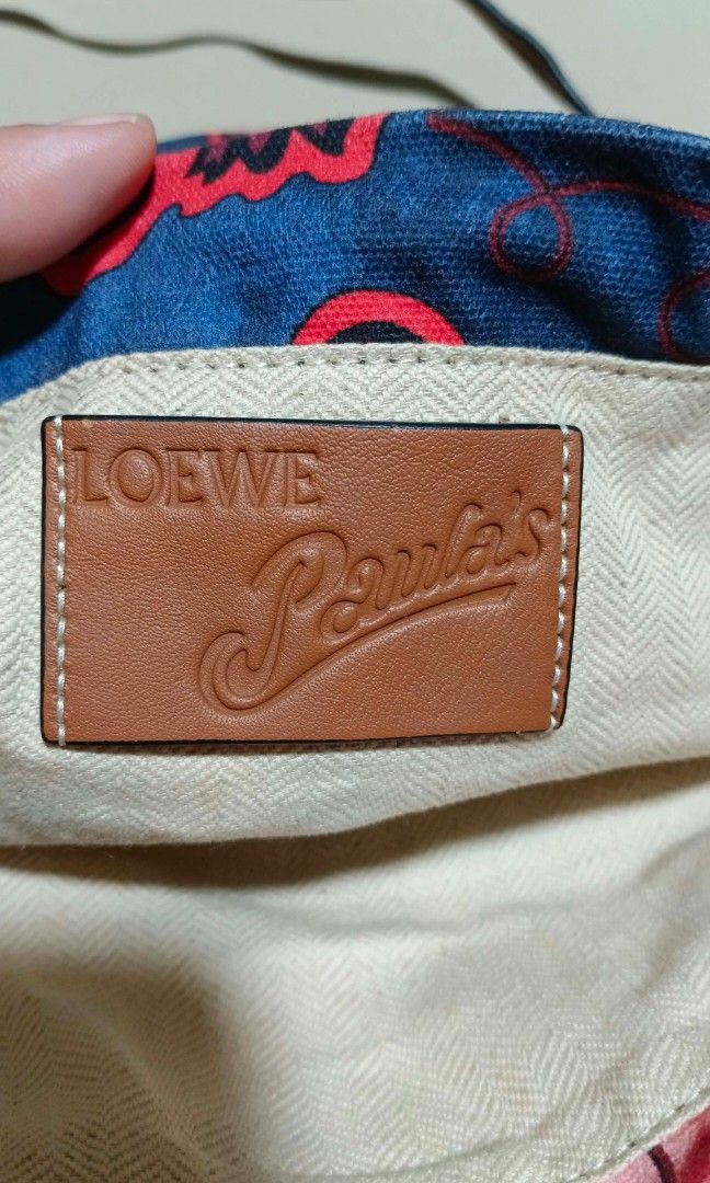 Loewe Paula's Ibiza Small Drawstring (Category: Luxury Bags & Wallets) located in Butuan. Submitted by bonz87 (Listing ID 1468096084, Image 3). Description: Loewe Paula's Ibiza Small Drawstring Pouch Excellent condition No issue.